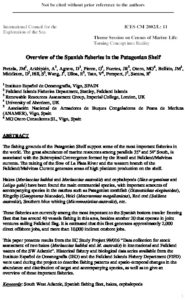 Icon of Portela Et Al (2002) Overview Of The Spanish Fisheries In The Patagonian Shelf