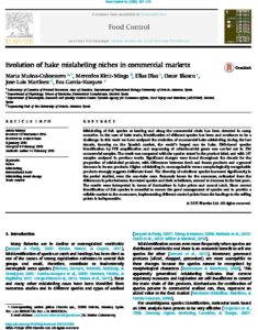 Icon of Muños Colmenero Et Al (2015) Evolution Of Hake Mislabeling Niches In Commercial Markets